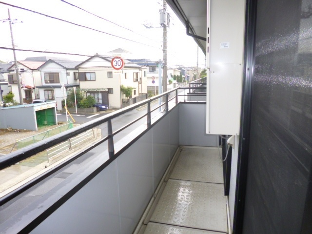 サンハイツ北方Ａ棟のバルコニー