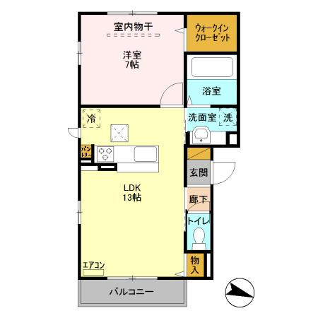 プリマベーラBの間取り