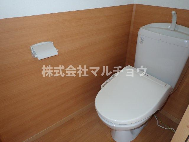 annsハウスⅠのトイレ|落ち着いたトイレです