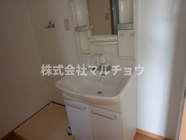 annsハウスⅠの洗面所|忙しい朝には欠かせない洗面所です
