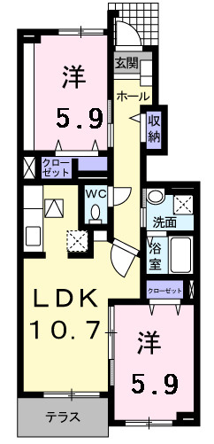 【間取り】 | サンリット　Ⅰ