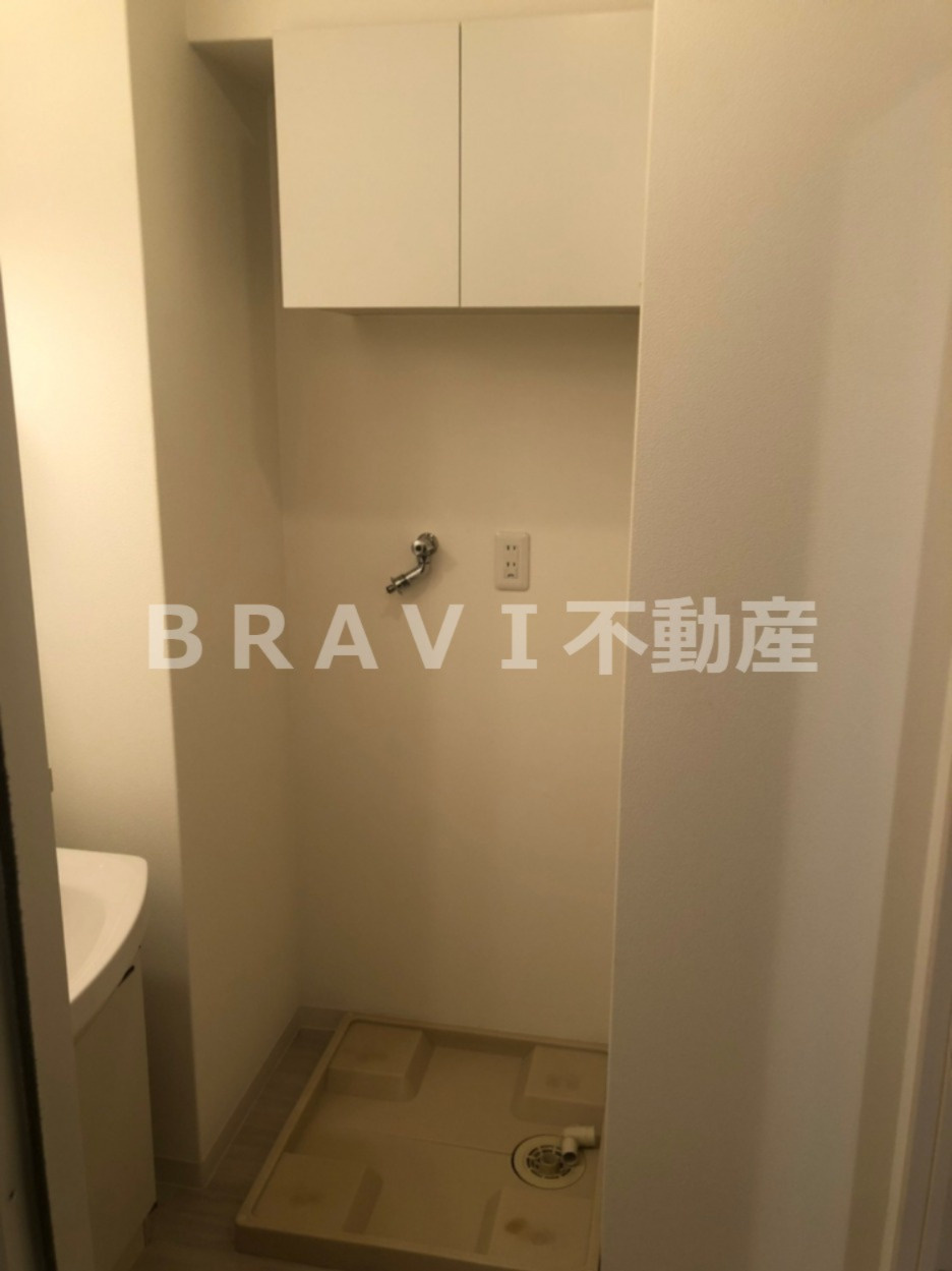 ラムール谷町　BRAVI不動産の設備|【ラムール谷町】洗濯機置場