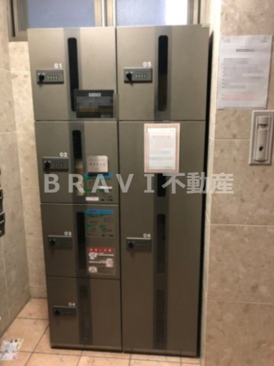 ラムール谷町　BRAVI不動産の設備|【ラムール谷町】宅配ボックス