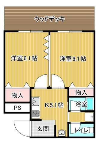 【間取り】 | インター御坊ハイツウエヒラ