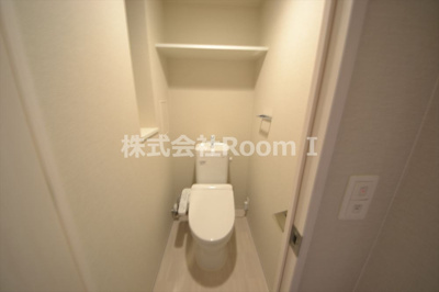 【トイレ】 | リビオレゾン北浜天満橋 | シンプルで使いやすいトイレです