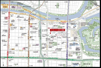 【地図】 | リビオレゾン北浜天満橋