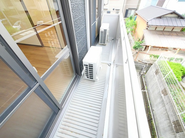グランパルクのバルコニー|広々としたバルコニーです