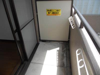 リーガル京都河原町Ⅱのバルコニー