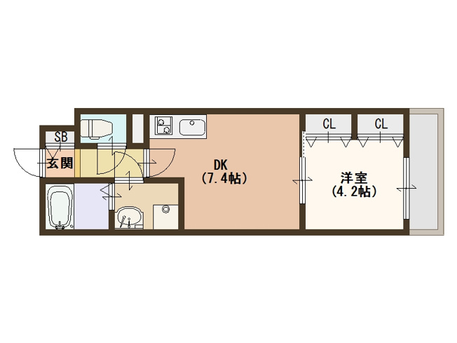 【間取り】 | パークス住之江