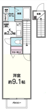 マイルドマメゾンの間取り