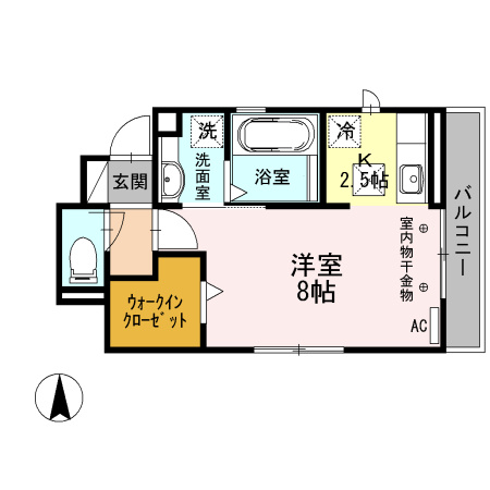 ＤＵＡＬ 本町 Ｂ棟の間取り