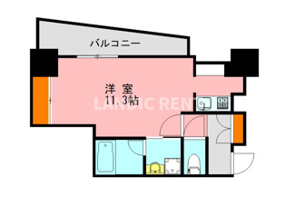 【間取り】 | アソシアグロッツォ天神ミッドシティ