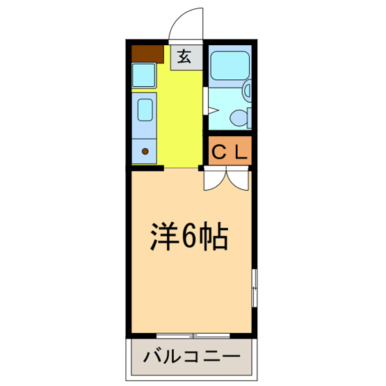 【間取り】 | モンパレス小山5号館