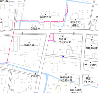 八女市本町中古戸建の地図