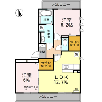【間取り】 | Novel Court IMAISE A