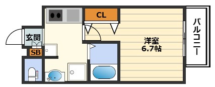 SK南森町の間取り