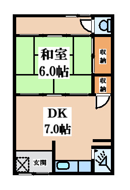 【間取り】 | 吉田4丁目貸家