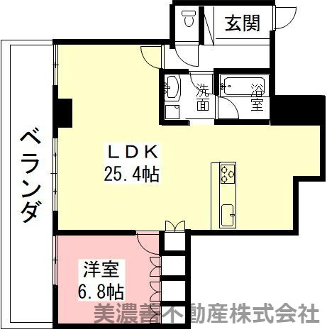 ５８４８４　ザ・ライオンズ一条タワーの間取り