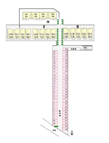 ブライトヒルズⅣの区画図