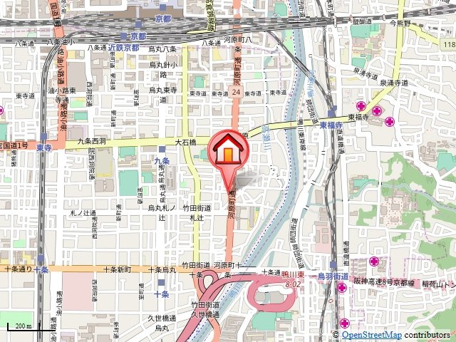 DAIWA　RESIDENCE　FUDANOTSUJI（ダイワレジデンスフダノ）の地図
