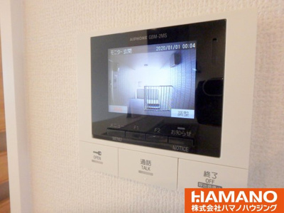 【セキュリティ】 | リンクベース | TV付きインターホンで安心してご対応いただけます