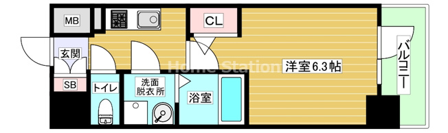 【間取り】 | エスリード新北野グランリンク
