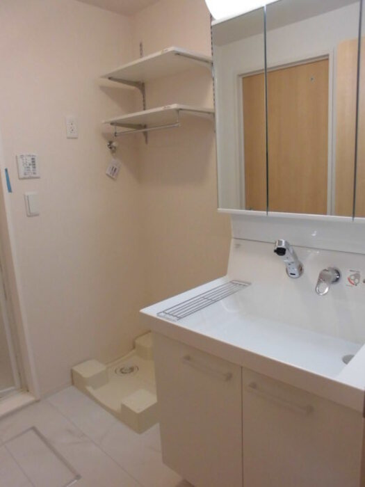 ラフィネ宿河原の洗面所