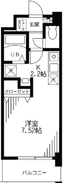 PRIM ROSE・M壱番館の間取り