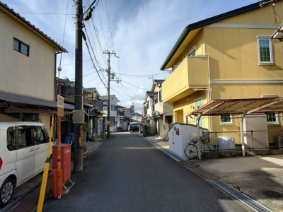 【前面道路含む現地写真】 | 亀岡　千代川町今津一丁目　建築条件無し売土地