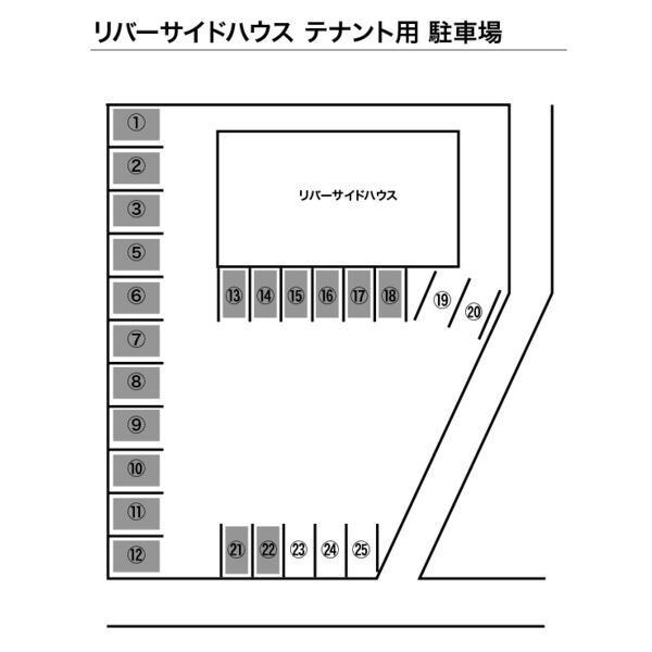 リバーサイドハウス　　刈谷市近郊の賃貸ならクラスホーム刈谷店の区画図