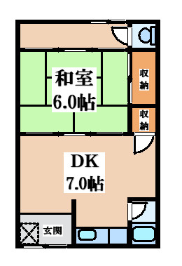 【間取り】 | 吉田4丁目貸家