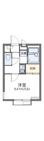 【間取り】 | コーポＯＨＴＡＫＩ   