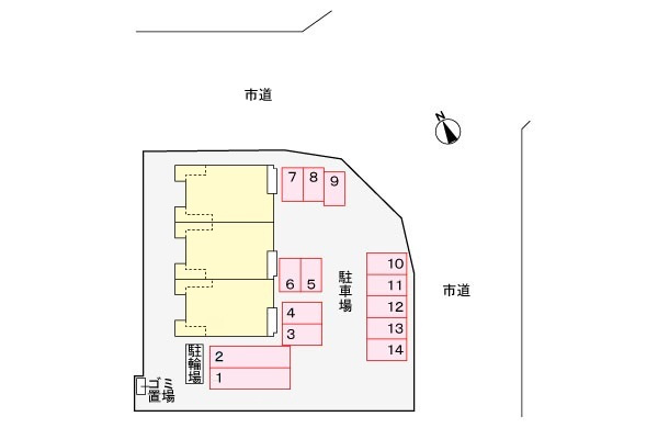 Ｓｏｕｔｈ　Ｗａｖｅの区画図