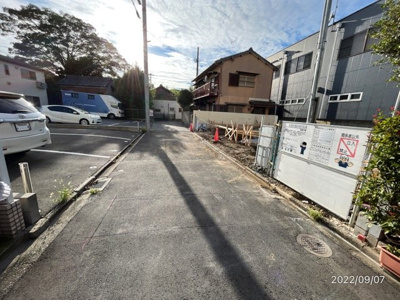 【前面道路含む現地写真】 | 千種区今池第3期 全2棟 1号棟＜仲介手数料無料＞千石小・今池中　新築一戸建て | 9/7撮影
新築一戸建ての事ならマックスバリュ川原店で住まい相談、株式会社エムワイホームにお任せください！