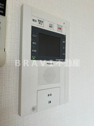 レジュールアッシュ上町台　BRAVI不動産のセキュリティ|【レジュールアッシュ上町台】モニター付インターホン