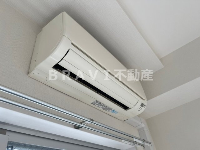 レジュールアッシュ上町台　BRAVI不動産の設備|【レジュールアッシュ上町台】エアコン