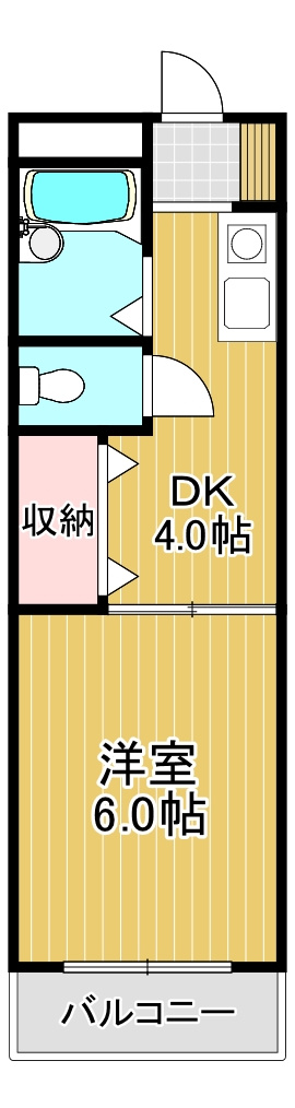 山本レンターマンションの間取り
