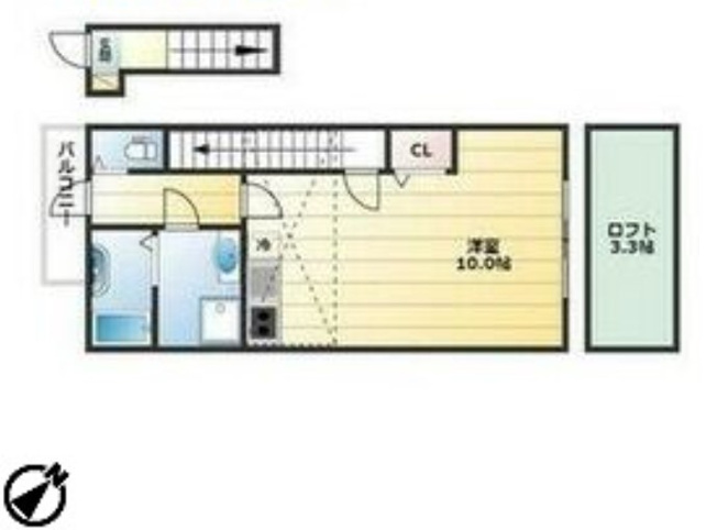 【間取り】 | あんしん八田寺町08-1043