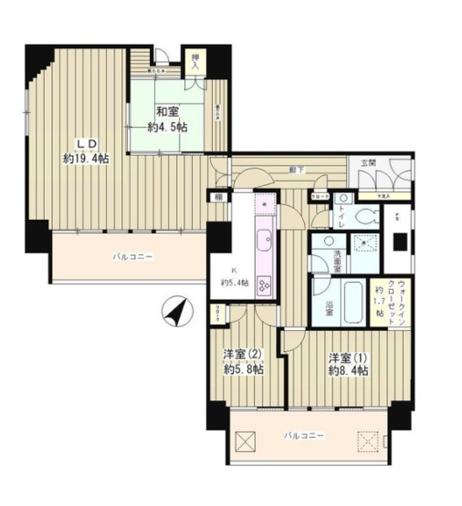 【間取り】 | リバー＆タワー