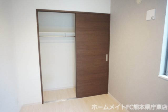 熊本市中央区九品寺４丁目のアパートの収納|写真は同施工会社の類似物件となります。