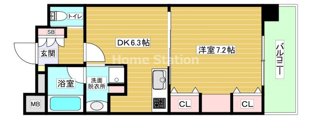 【間取り】 | レジュールアッシュ福島