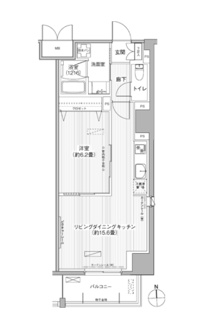 【間取り】 | グランシャルール武蔵境