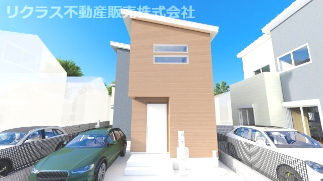 売土地　西宮市南甲子園２丁目　全3区画の外観パース|B号地外観パースです