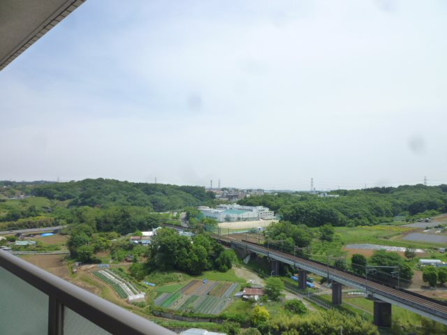 バルコニーからの眺望♪