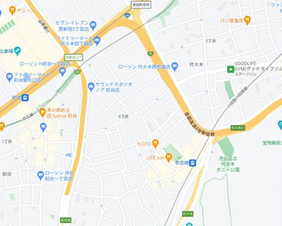 【地図】 | EDIT代々木