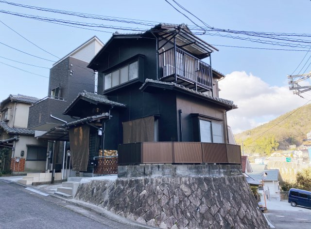 田方1丁目中古住宅の前面道路含む現地写真