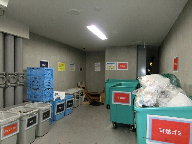 COMFORIA浅草橋の設備|２４時間利用可能なごみ置き場