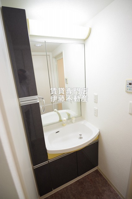 ラドーニ清水の洗面所