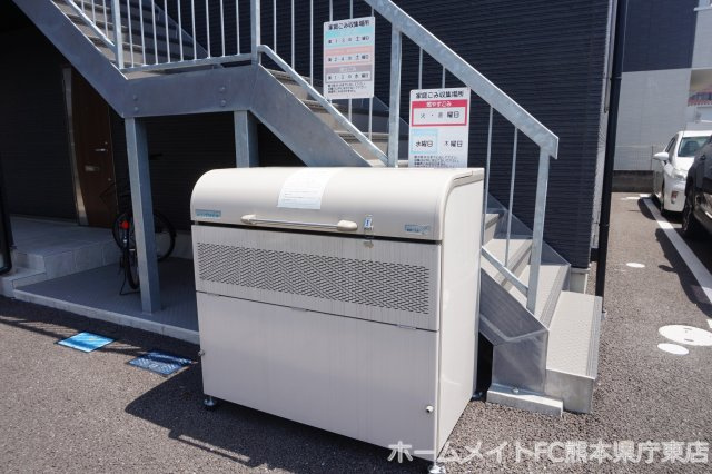 熊本市南区出仲間６丁目のアパートの外観パース