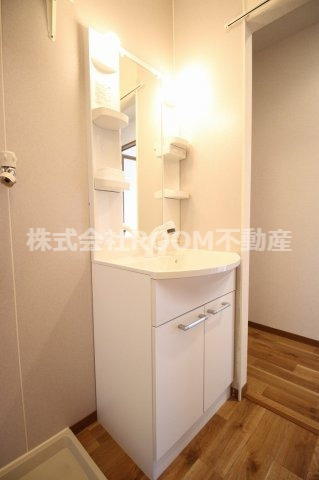 ウィルコート志比田の独立洗面台|朝の身支度には欠かせない独立洗面化粧台